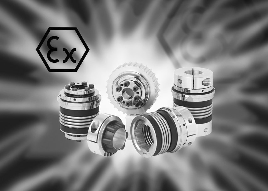 COUPLINGS FOR ATEX APPLICATIONS IN POTENTIALLY EXPLOSIVE ENVIRONMENTS